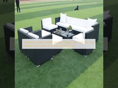 Set di sedie da giardino in rattan versatile e resistente per qualsiasi arredamento esterno o interno