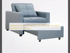 Modern Outdoor Convertible Sofa Letto Sedile Regolabile Tre In Uno Sospendente Estraibile